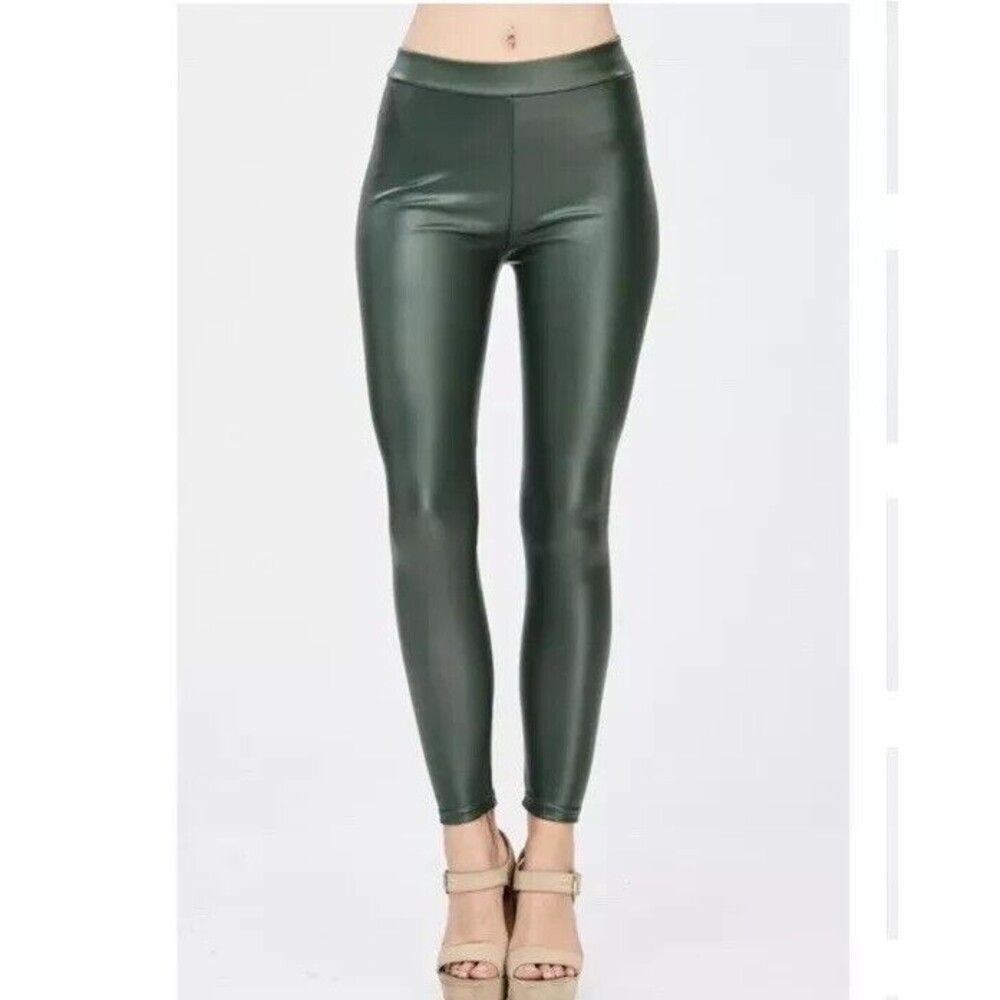 Ann Taylor Green Leggings